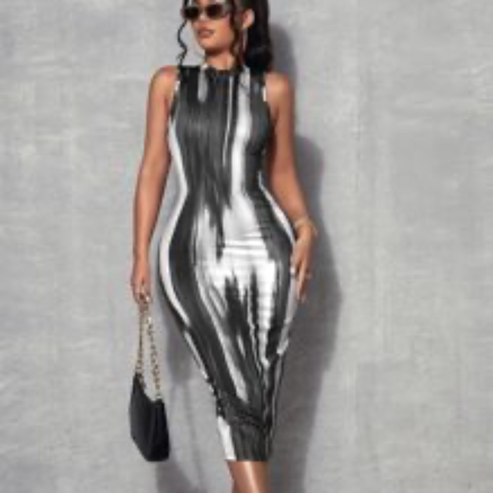 BLACK SHEIN DRESS